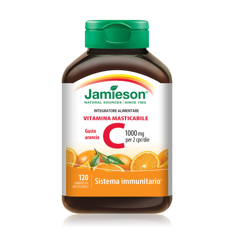 Vitamina C 1000 masticabile arancia 120cps