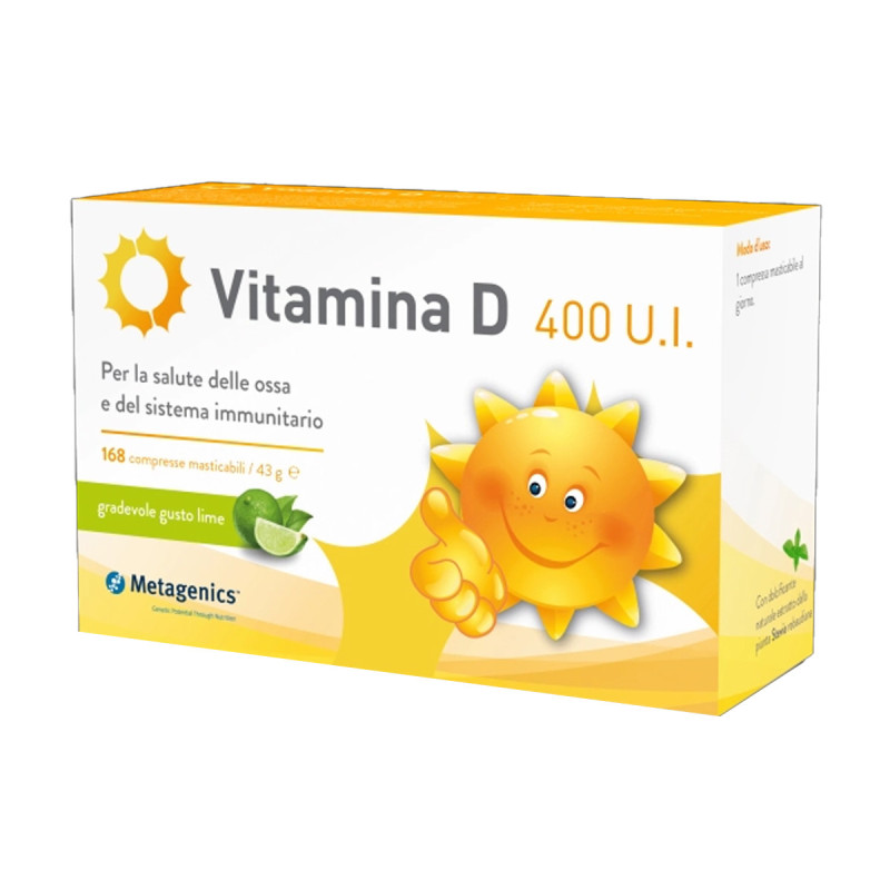 Vitamina D kids 400 V2 U.I ITA 168 cpr masticabili