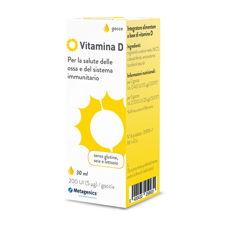 Vitamina D 200 UI (5µg)/ goccia 90 ml