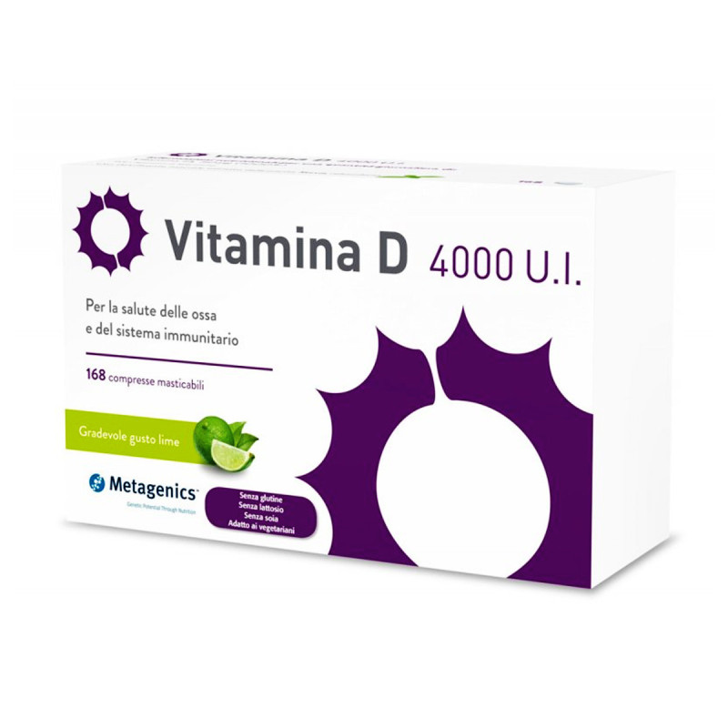 Vitamina D 4000 U.I. ITA 168 compresse masticabili