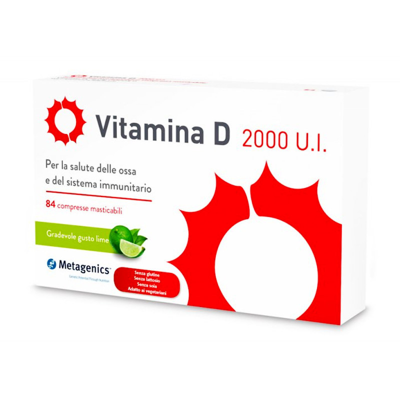 Vitamina D 2000 U.I ITA 84 compresse masticabili