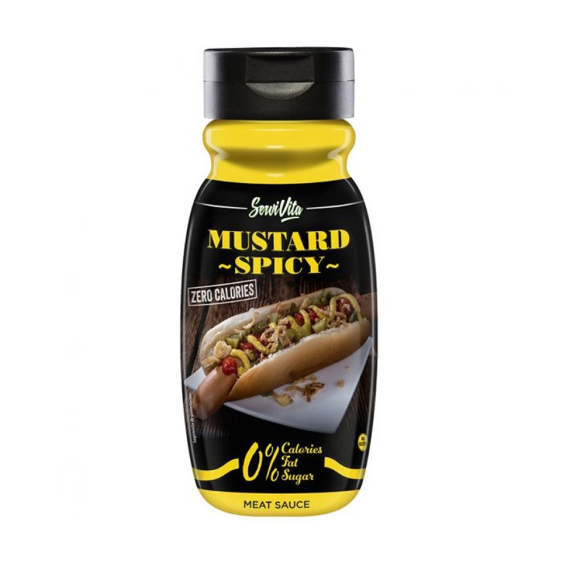 Salsa senape spicy zero calorie servivita 320 ml