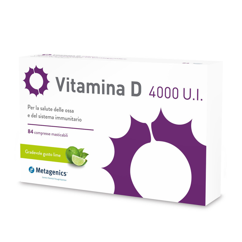 Vitamina D 4000 U.I. 84 cpr masticabili