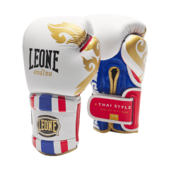 Guanti Boxe Thai Style Bianco