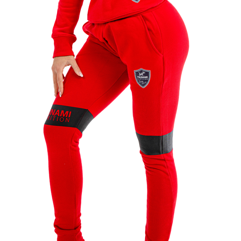 Pantalone Donna Iconic Rosso