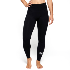 Leggings Logo Donna Nero