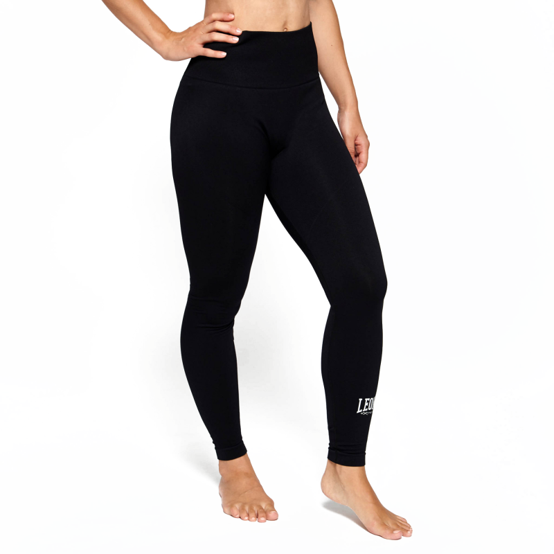 Leggings Logo Donna Nero