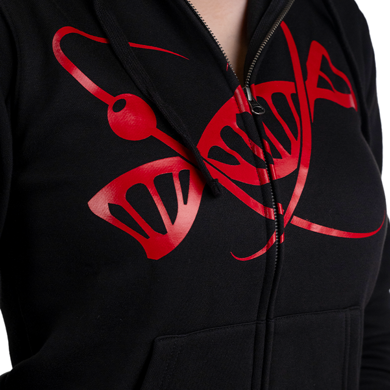 Felpa Zip Official Donna Nera