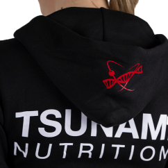 Felpa Zip Official Donna Nera