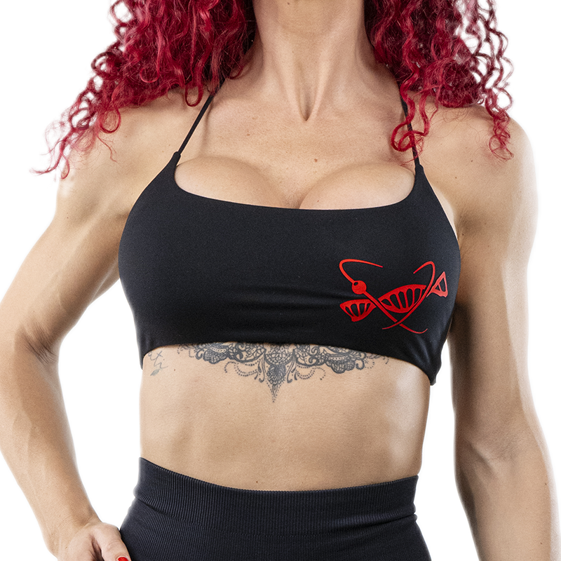 Top Donna Halter Nero