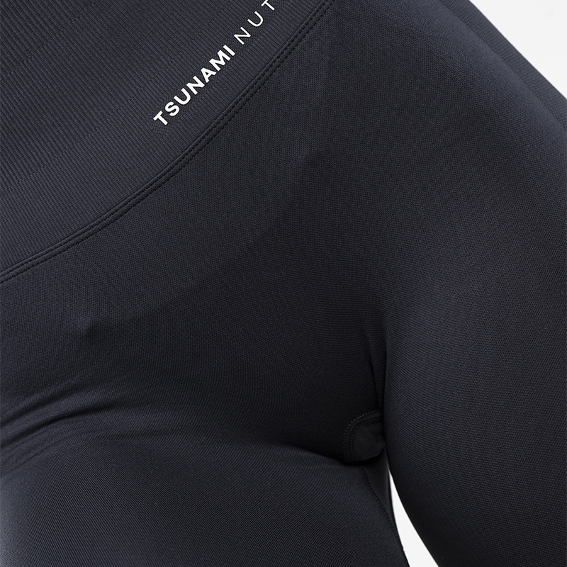 Leggings Seamless donna nero