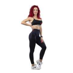 Leggings Seamless donna nero