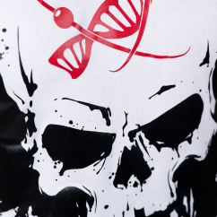 T-shirt Skull bianca