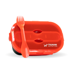 Porta pranzo in silicone pieghevole Tsunami Nutrition