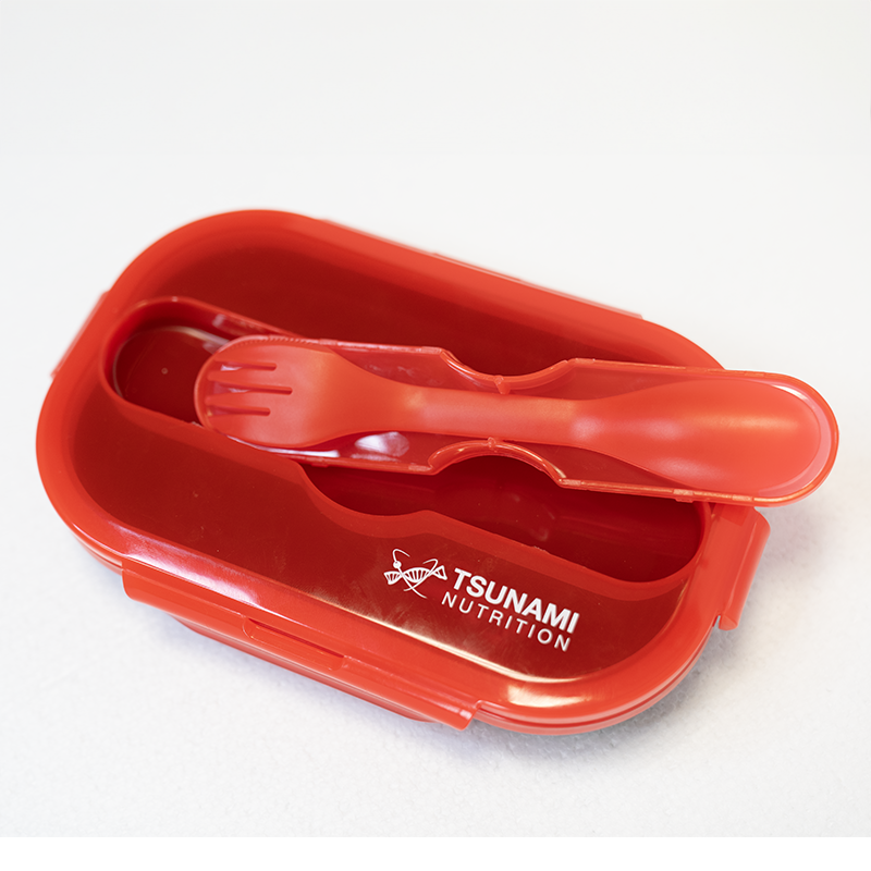 Porta pranzo in silicone pieghevole Tsunami Nutrition