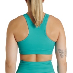 Top Logo Donna Verde Acqua