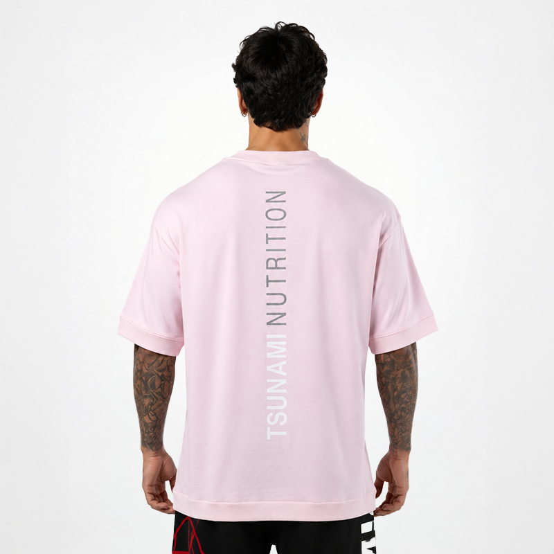 T-shirt Oversize Tsunami Rosa