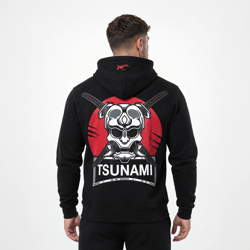 Felpa Samurai OVERSIZE nera