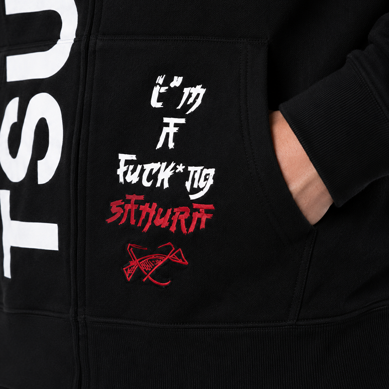 Felpa Samurai OVERSIZE nera