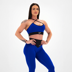 Top Donna Seamless Blu