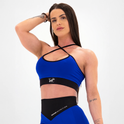 Top Donna Seamless Blu