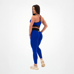 Leggings Seamless Donna Blu