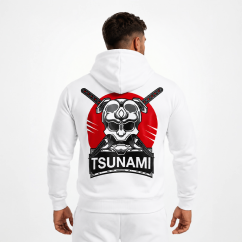 Felpa Samurai OVERSIZE bianca