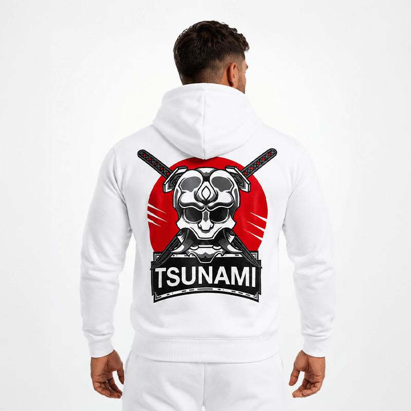 Felpa Samurai OVERSIZE bianca