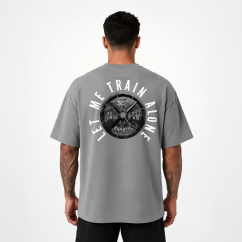 T-Shirt Oversize "LET ME TRAIN ALONE"