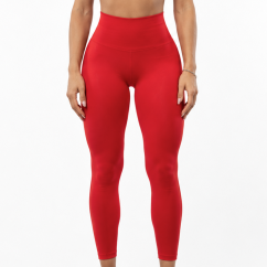 Leggings Seamless donna rosso