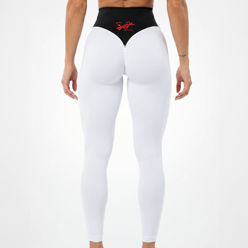 Leggings Seamless Donna Bianco