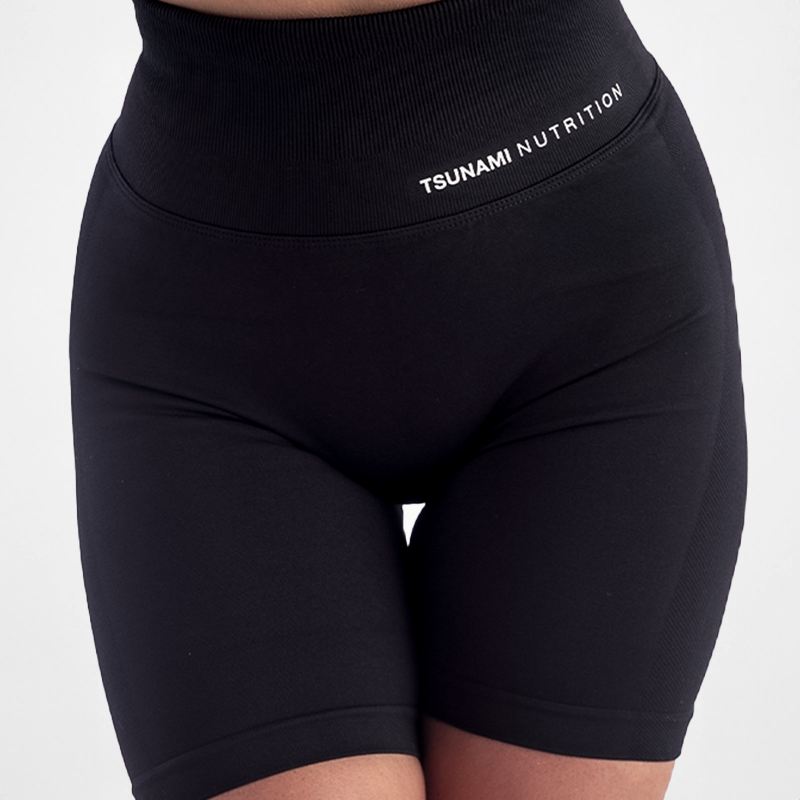 Shorts Seamless Donna Nero