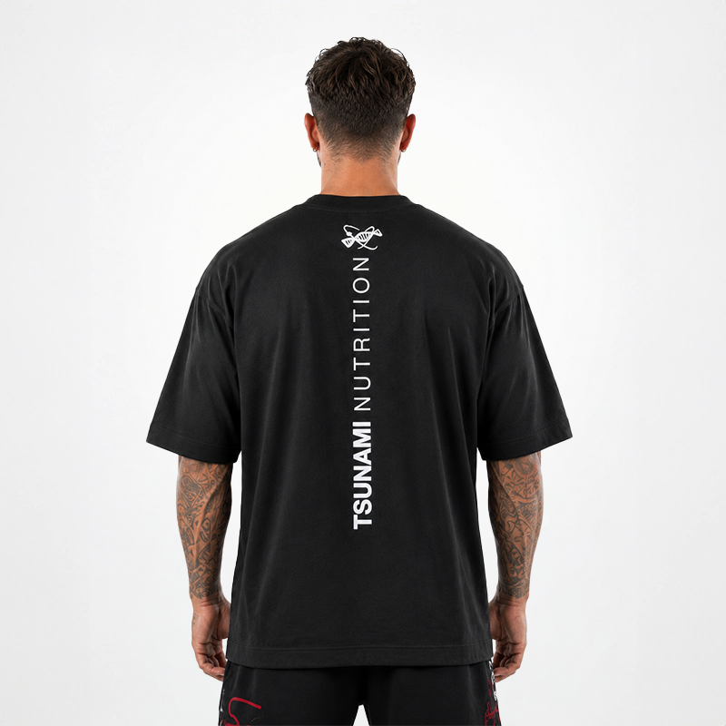 T-shirt Oversize Tsunami Nera