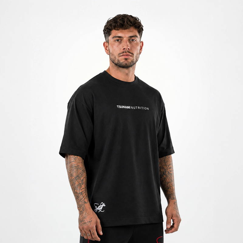 T-shirt Oversize Tsunami Nera