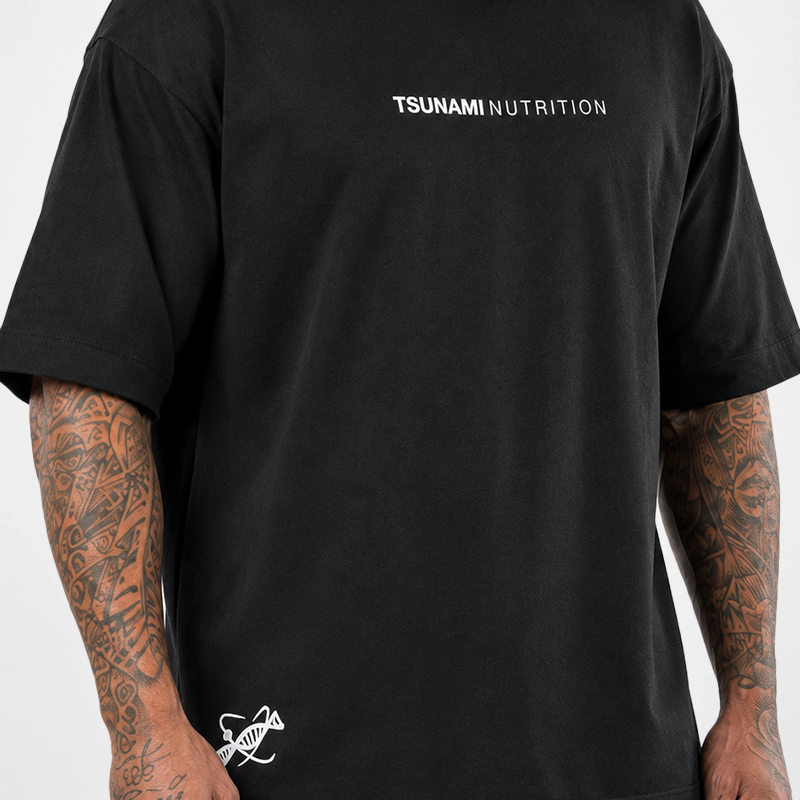 T-shirt Oversize Tsunami Nera