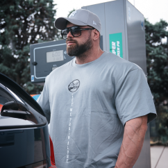 T-Shirt Oversize "LET ME TRAIN ALONE"