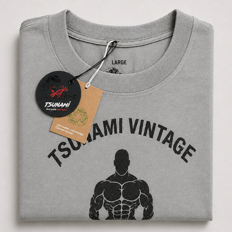 T-Shirt Oversize Tsunami Vintage Lift