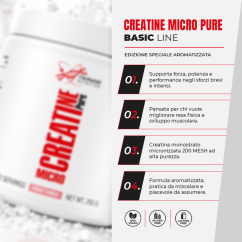 Creatine Micro Pure Aromatizzata 250 g - Special edition