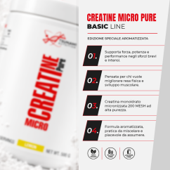 Creatine Micro Pure Aromatizzata 500 g - Special edition