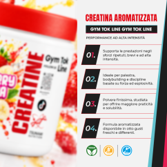 Creatina Aromatizzata Gym Tok Line - Limited Edition 200 g