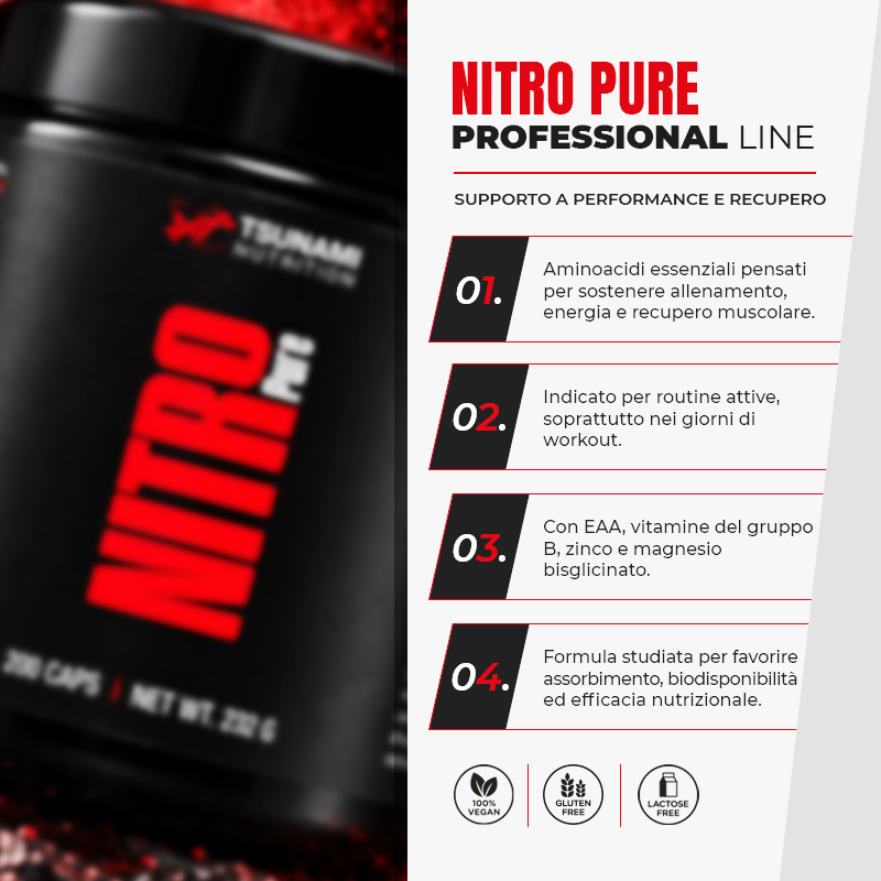 NITRO Pure Professional EAA AMTΩ® 200 caps