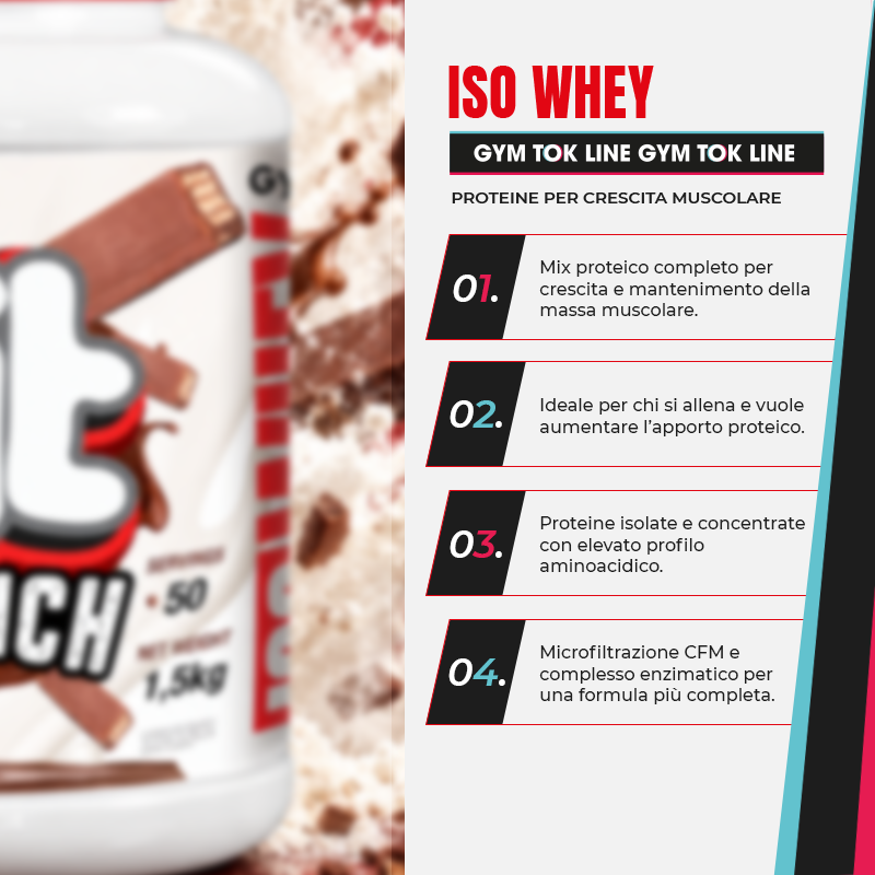 Iso Whey Gym Tok Line - Limited Edition 1,5 Kg