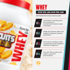 Whey Gym Tok Line - Limited Edition 750 g