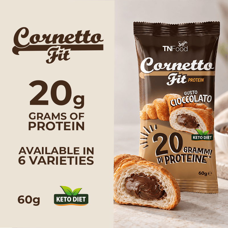 Cornetto Ripieno Fit Protein 60 g - 6 gusti