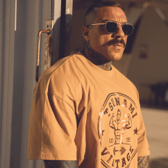 T-Shirt Oversize Tsunami Vintage Double Biceps