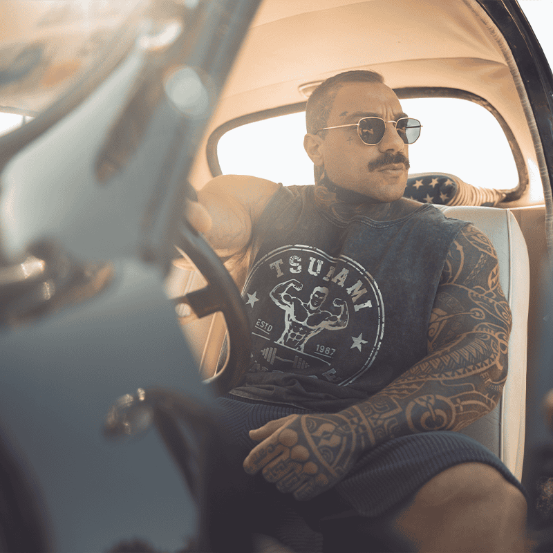 Tank Top Tsunami Vintage Double Biceps