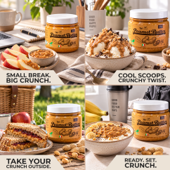 Burro di Arachidi Crunchy 540 g