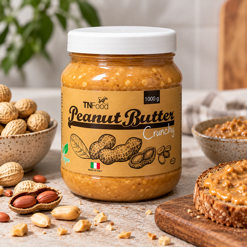 Burro di Arachidi Crunchy 1000 g