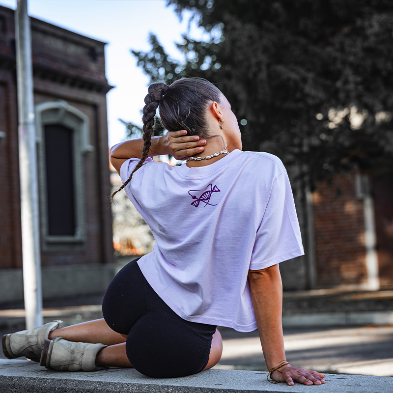 Crop Top Woman Tsunami Vintage Golden Era