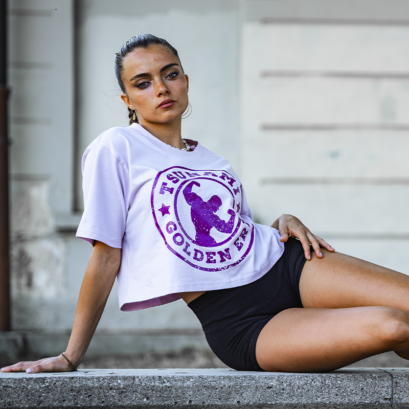 Crop Top Woman Tsunami Vintage Golden Era